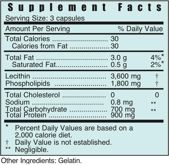 LEV Lecithin Systemic Formulas