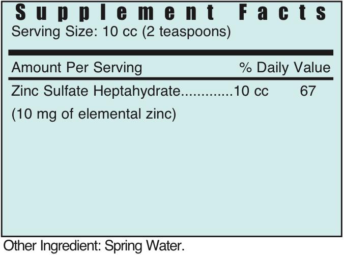 ZNCZINC CHELATE Systemic Formulas