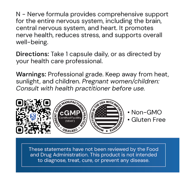 N - Nerve - label info - F/26A