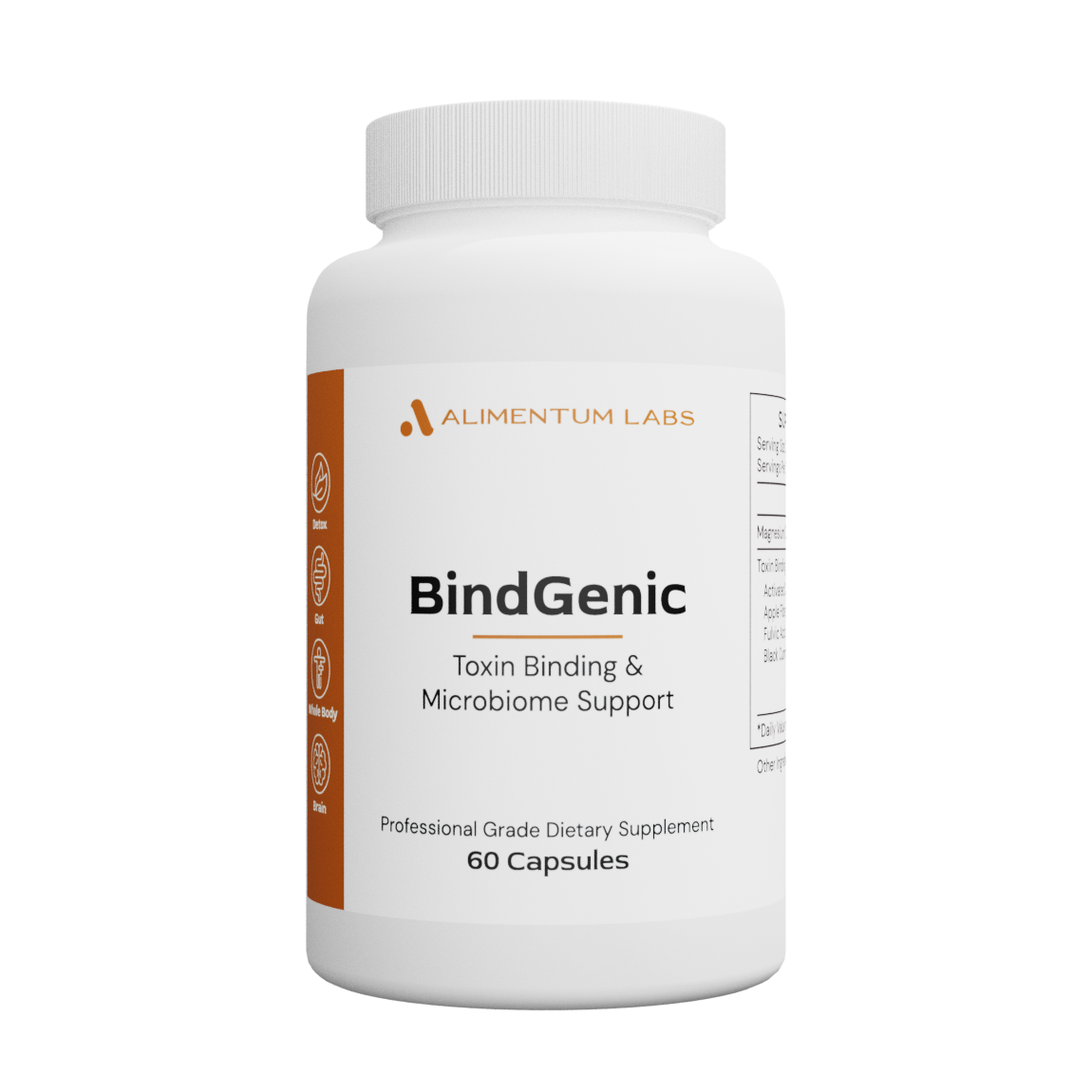 Alimentum-Labs - BindGenic - Toxin Binding & Microbiome Support