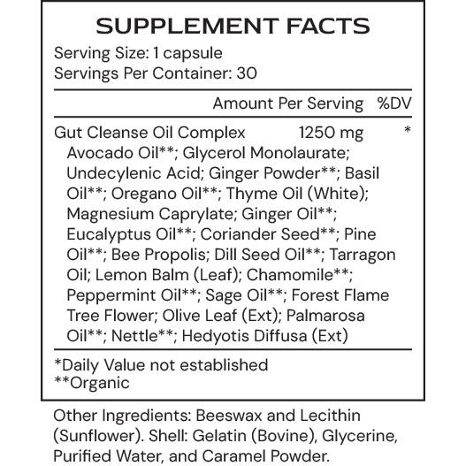Clear 2 µBiomic - supplement facts - H23