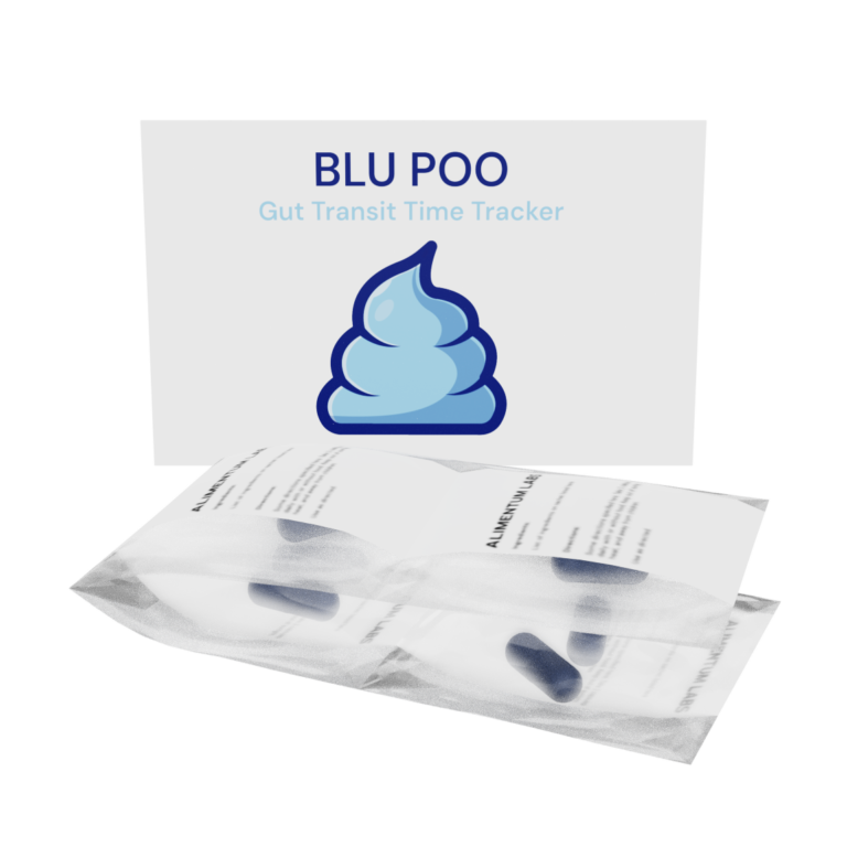 BLU POO sachets and tracking card