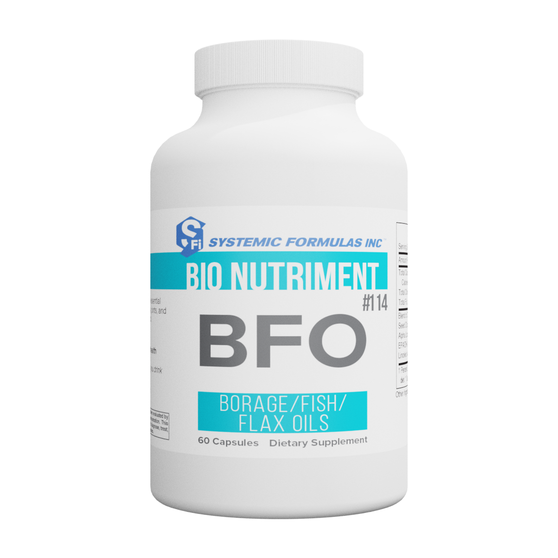 SF00114 - BFO - Borage Flax Fish Oil