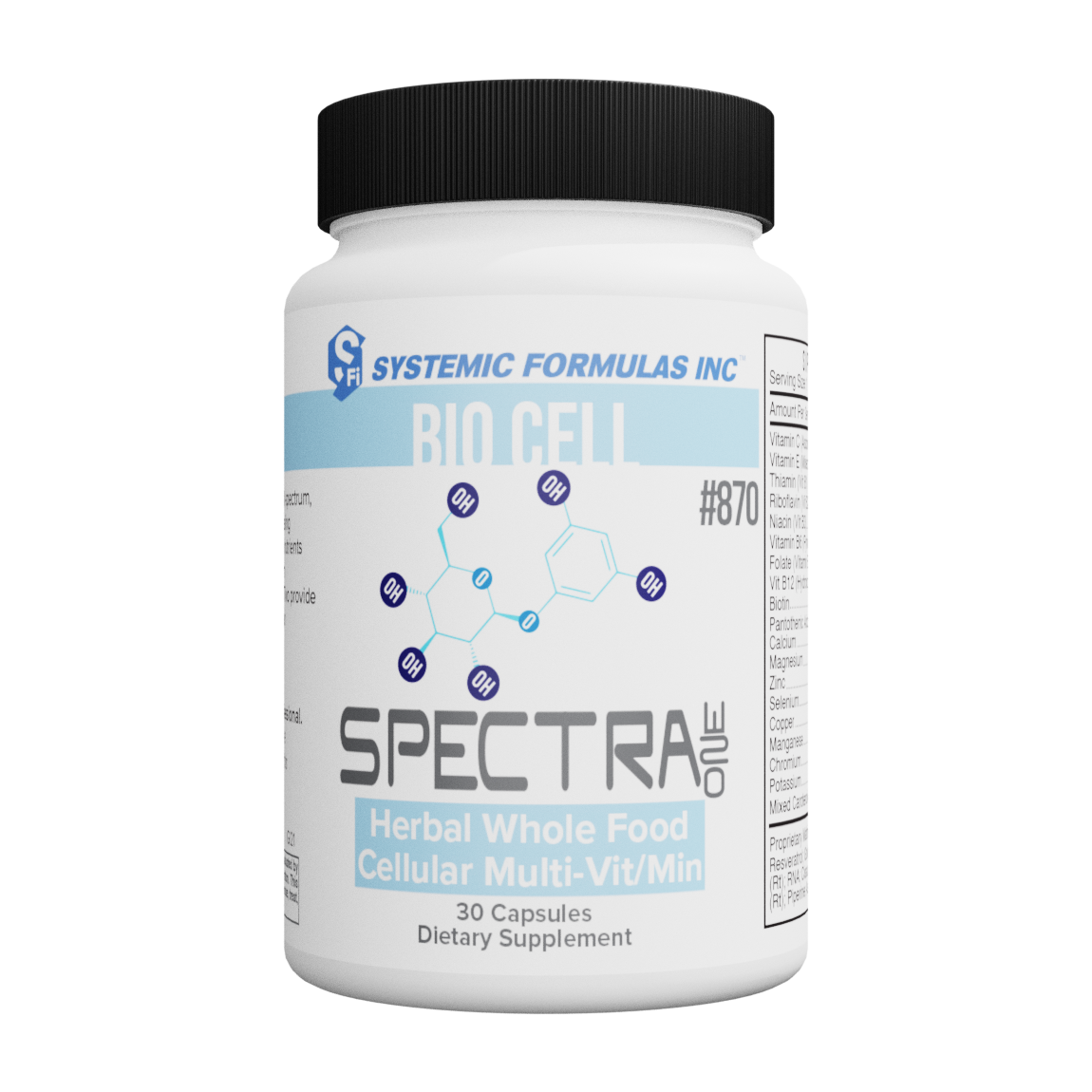 SF00870 - SpectraOne - Herbal Whole Food Cellular Multi-Vitamin and Mineral