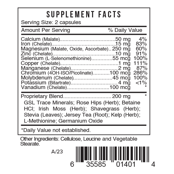 MIN - label SFB - A/23