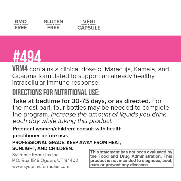 VRM4 - label info - C/23 temp
