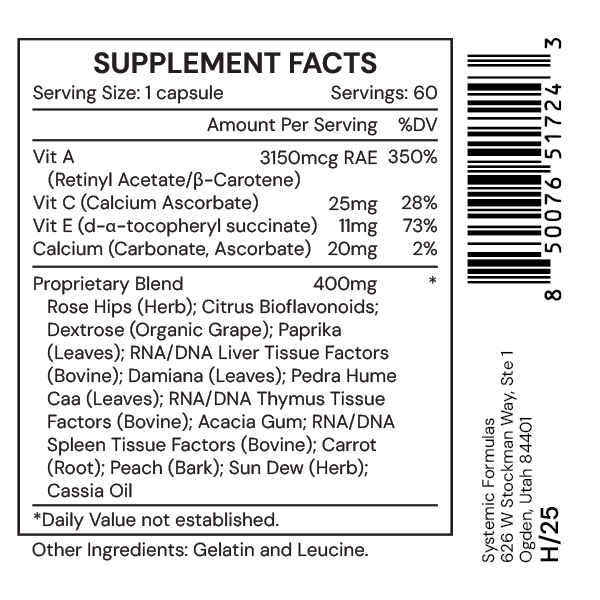ACP - label SFB - H/25