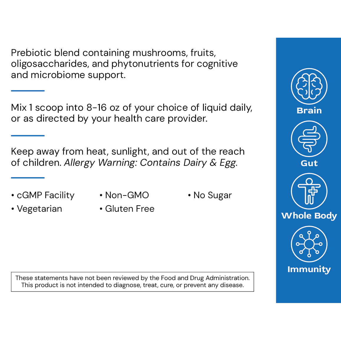 Neuro Superfood - label info - B/26A