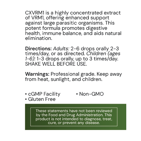 CXVRM1_K25_1oz_850076517465_NoLotCode_label info
