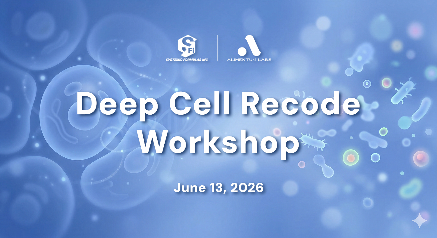 Deep Cell Recode workshop