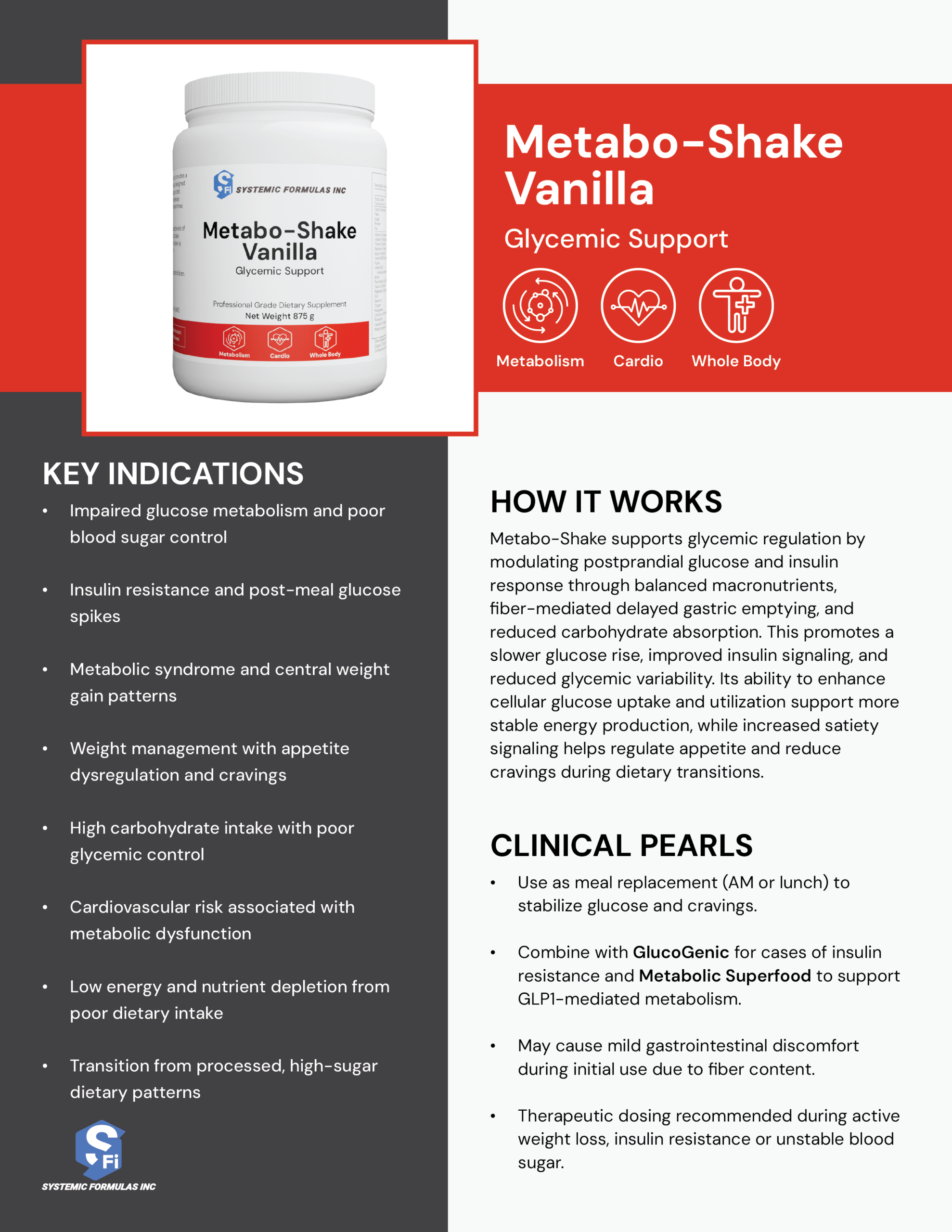 Metabo-Shake Vanilla