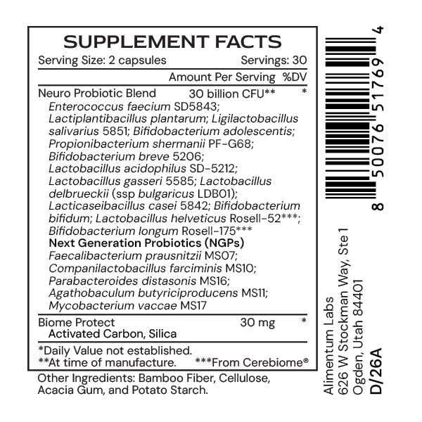 Neuro µBiomic - label SFB - D/26A
