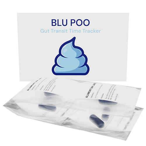 BLU POO - Bottle Gut Transit Time Tracker