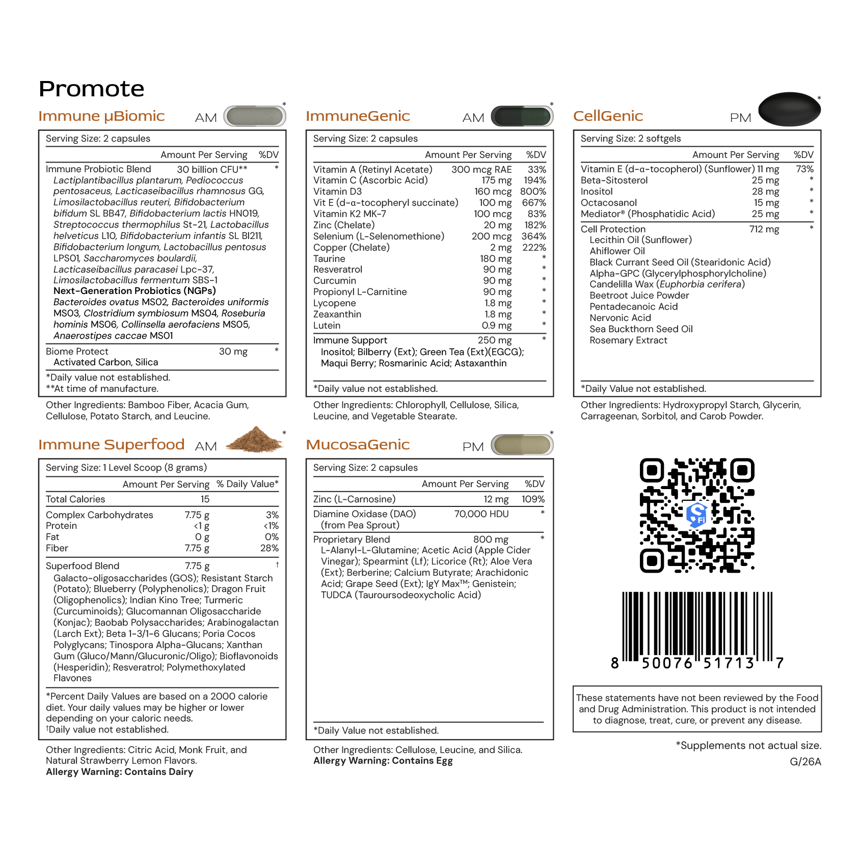 Promote - label SFB - G/26A
