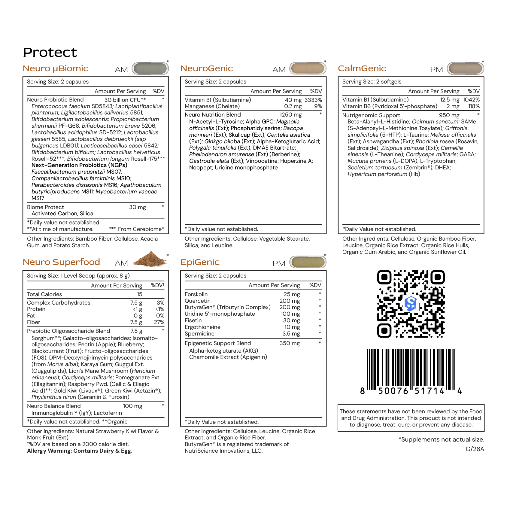 Protect - label SFB - G/26A