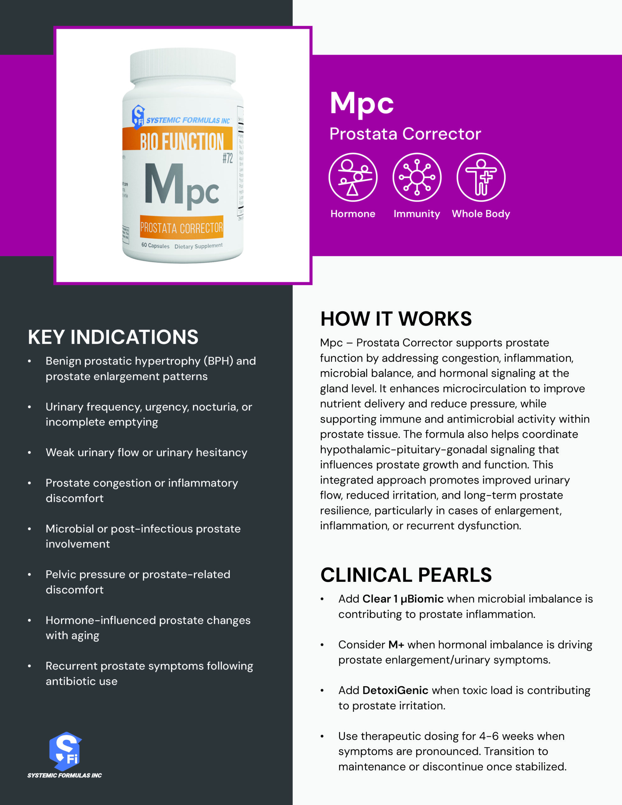 Mpc - Prostata Corrector Practitioner Reference Guide