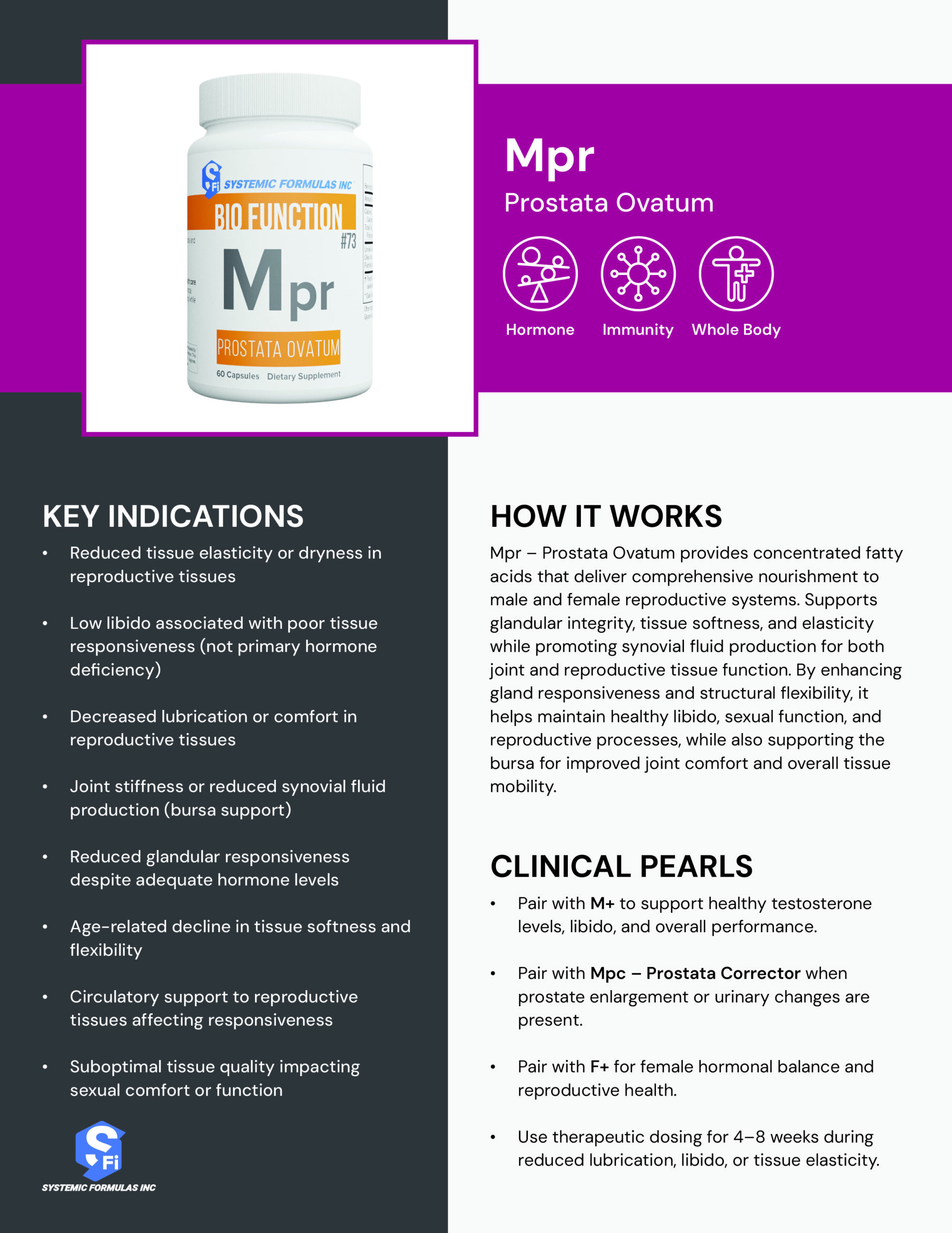 Mpr - Prostata Ovatum Practitioner Reference Guide