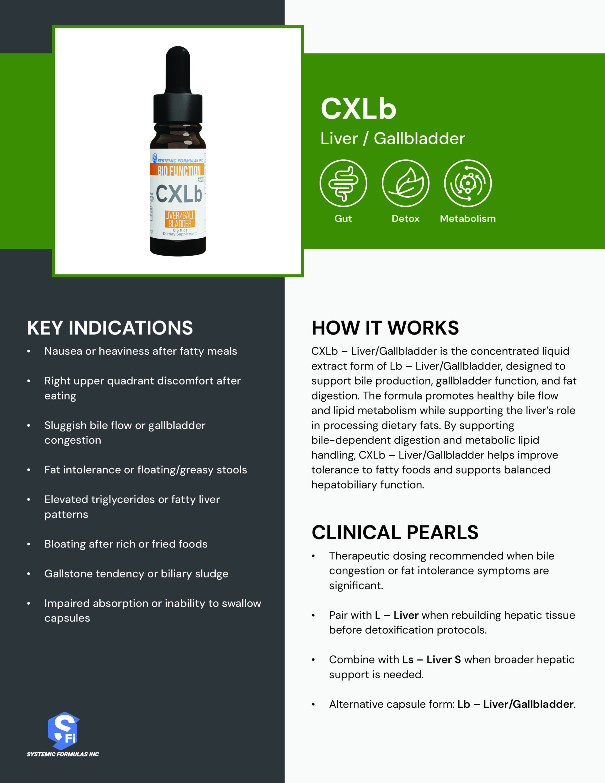 CXLb - Liver-Gallbladder Practitioner Reference Guide