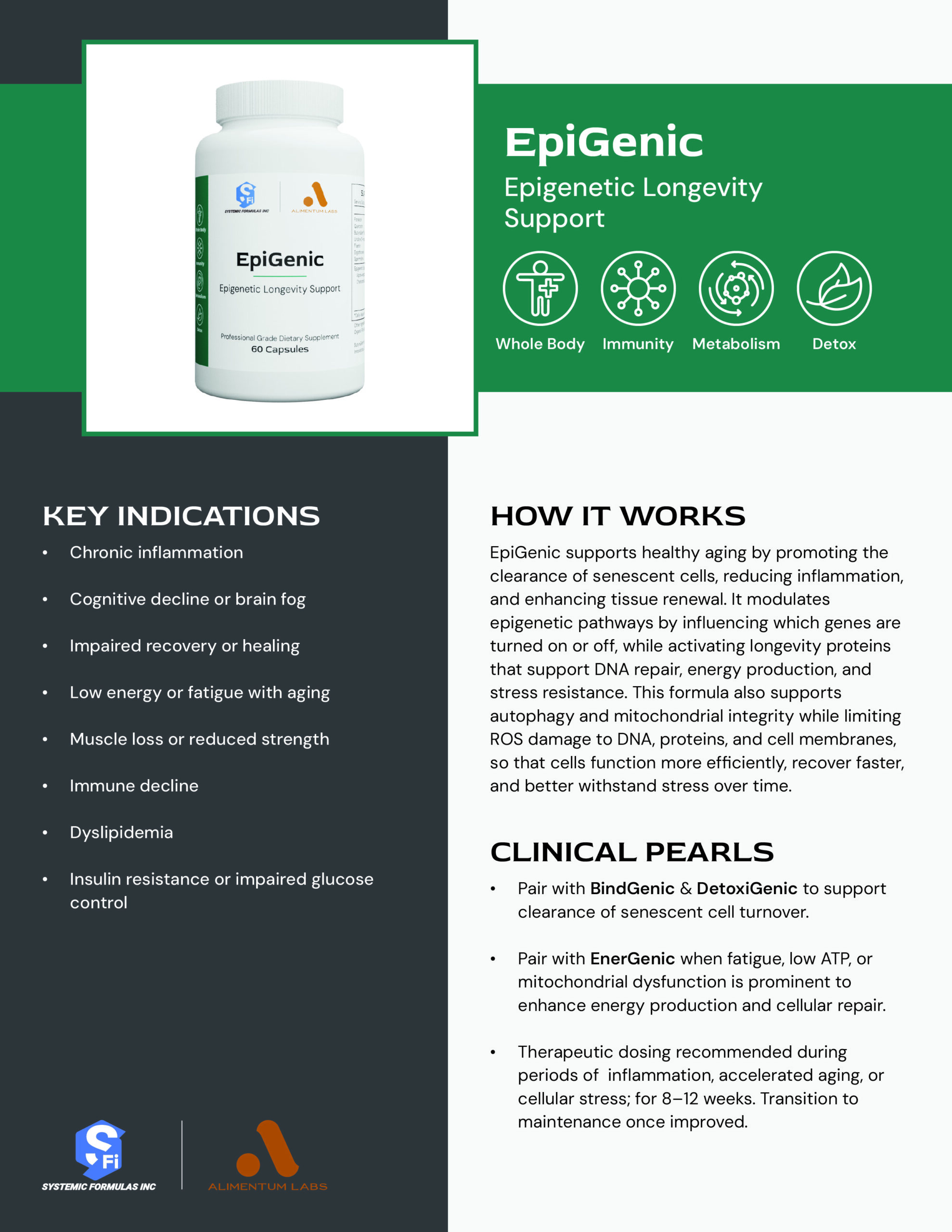 EpiGenic Practitioner Reference Guide