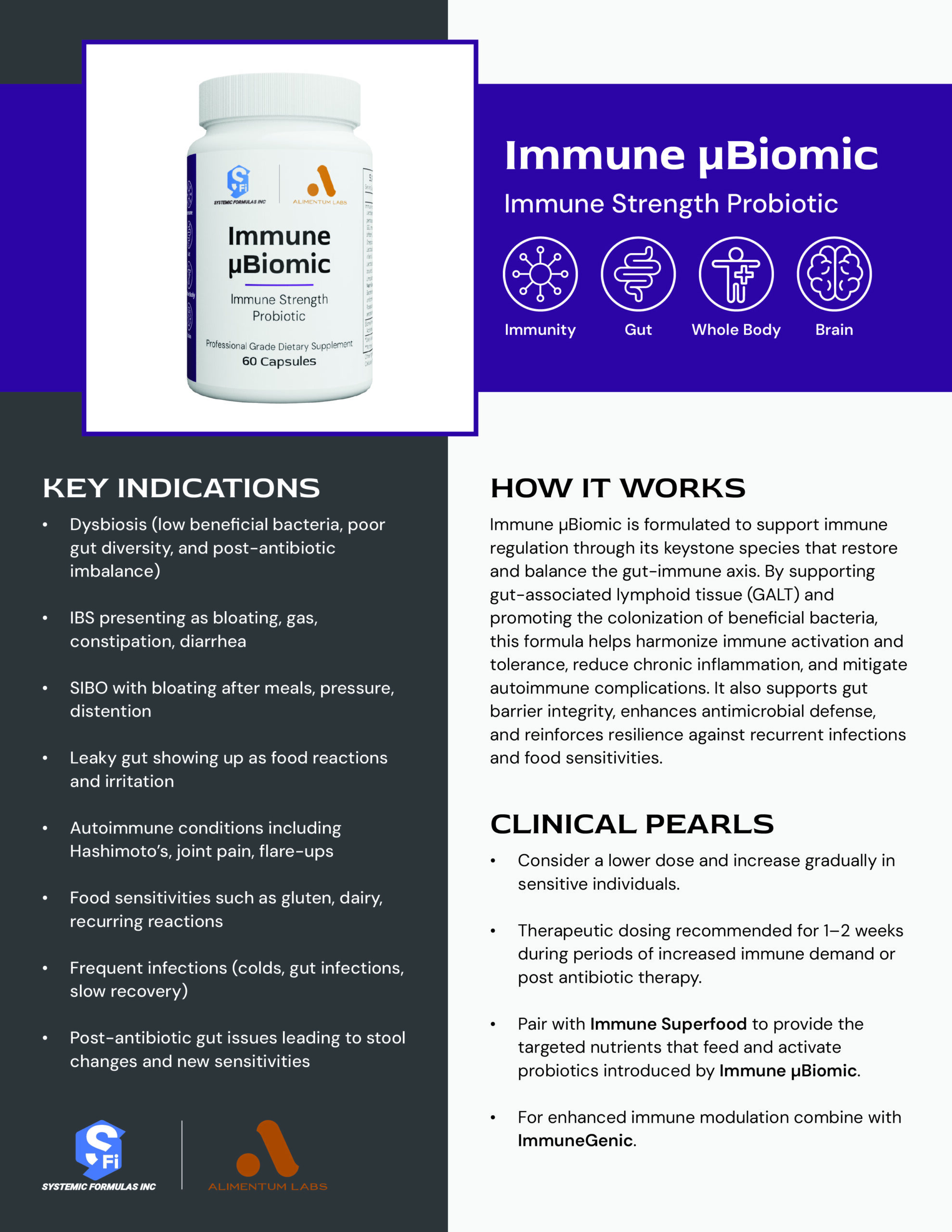 Immune µBiomic Practitioner Reference Guide