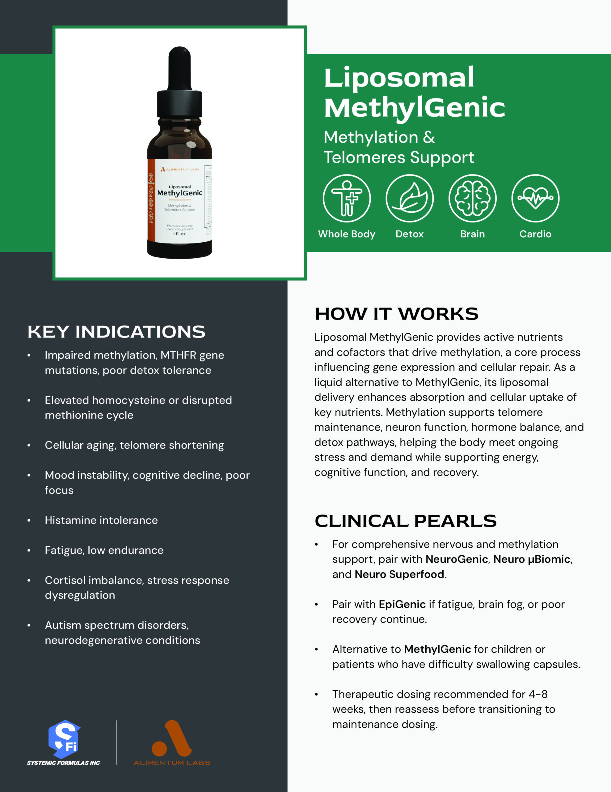 Liposomal MethylGenic Practitioner Reference Guide