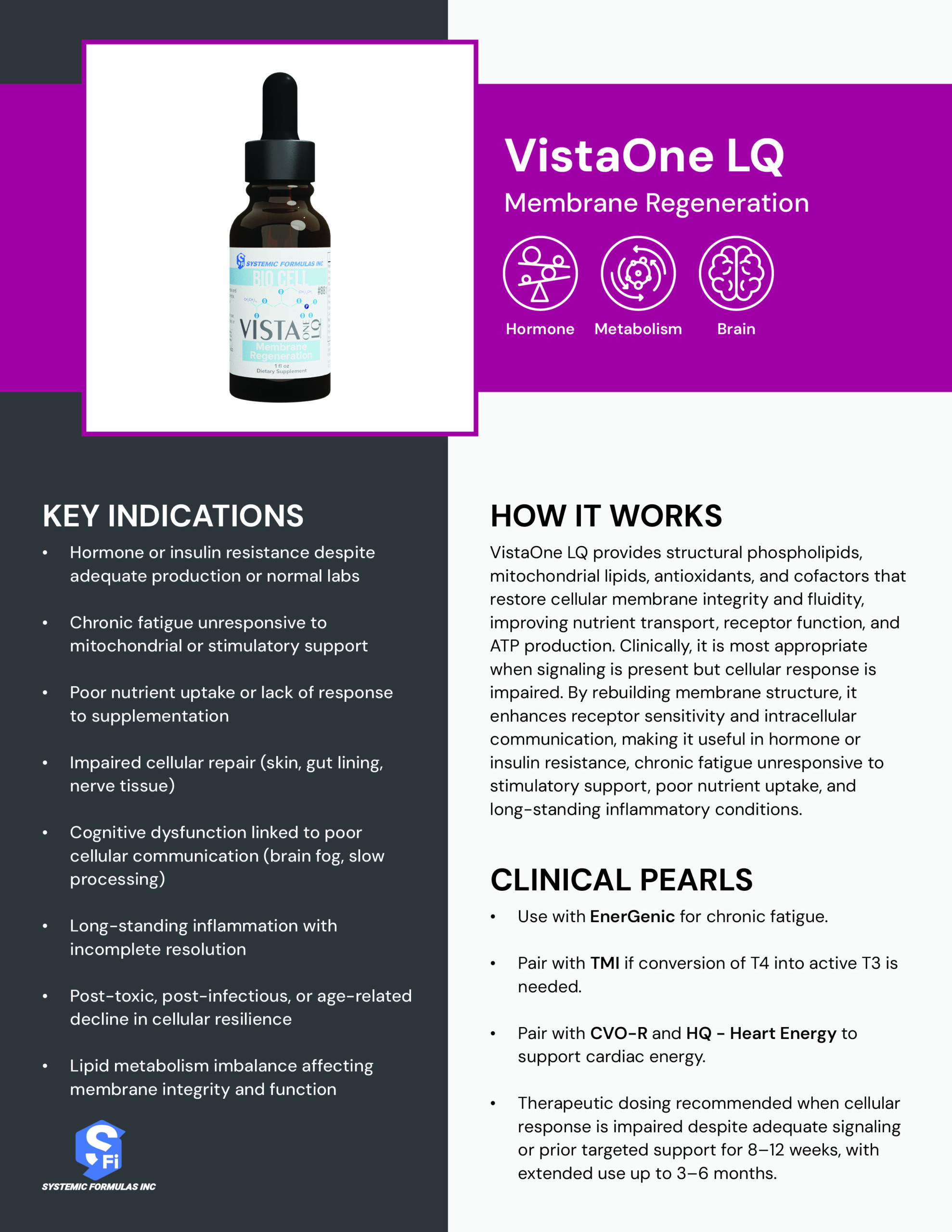 VistaOne LQ Practitioner Reference Guide